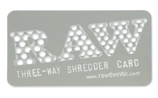 RAW V-Shredder Card - Metall-Grinderkarte