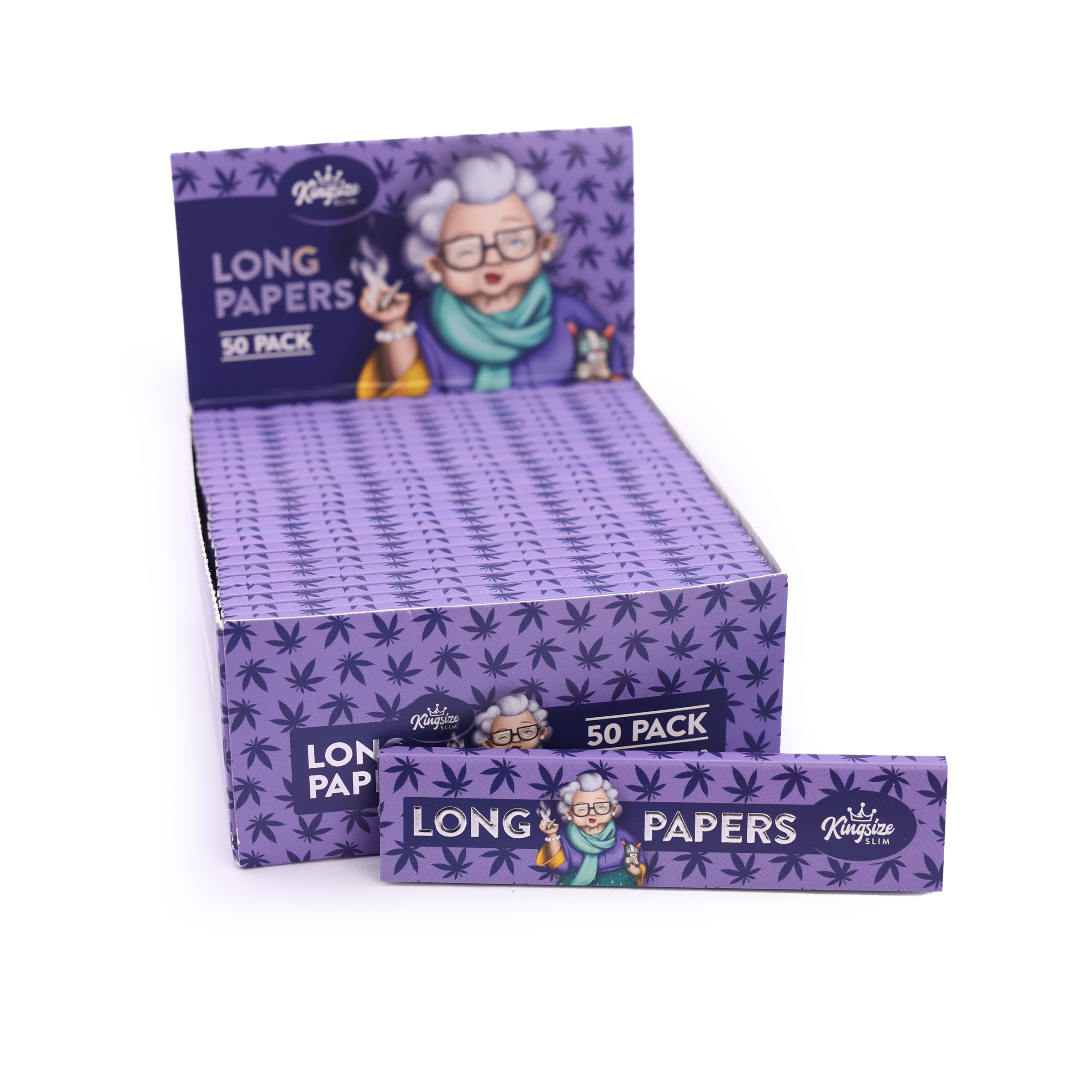 GRANNYS Unbleached King Size Slim Long Papers