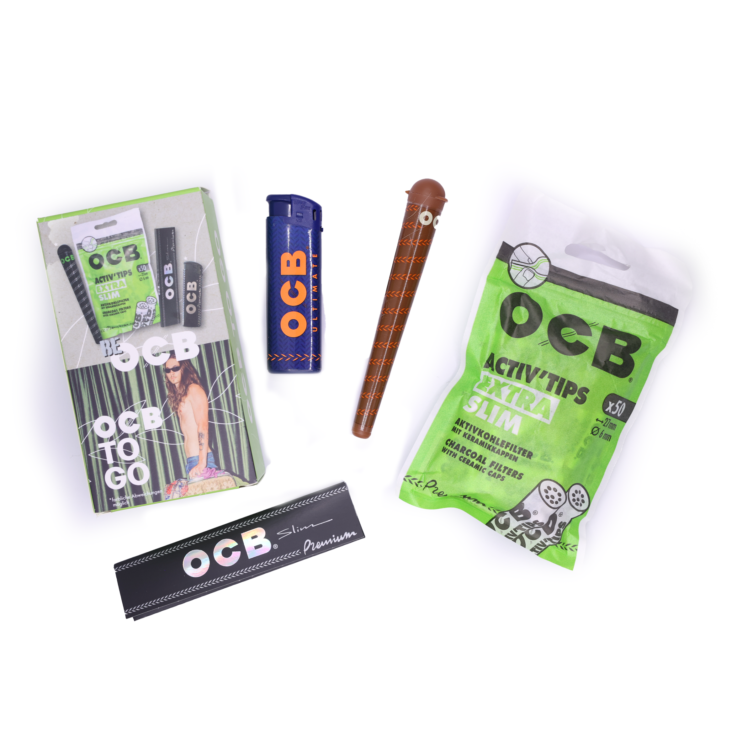 OCB Festivalkit Raucherset "OCB to go" GRÜN