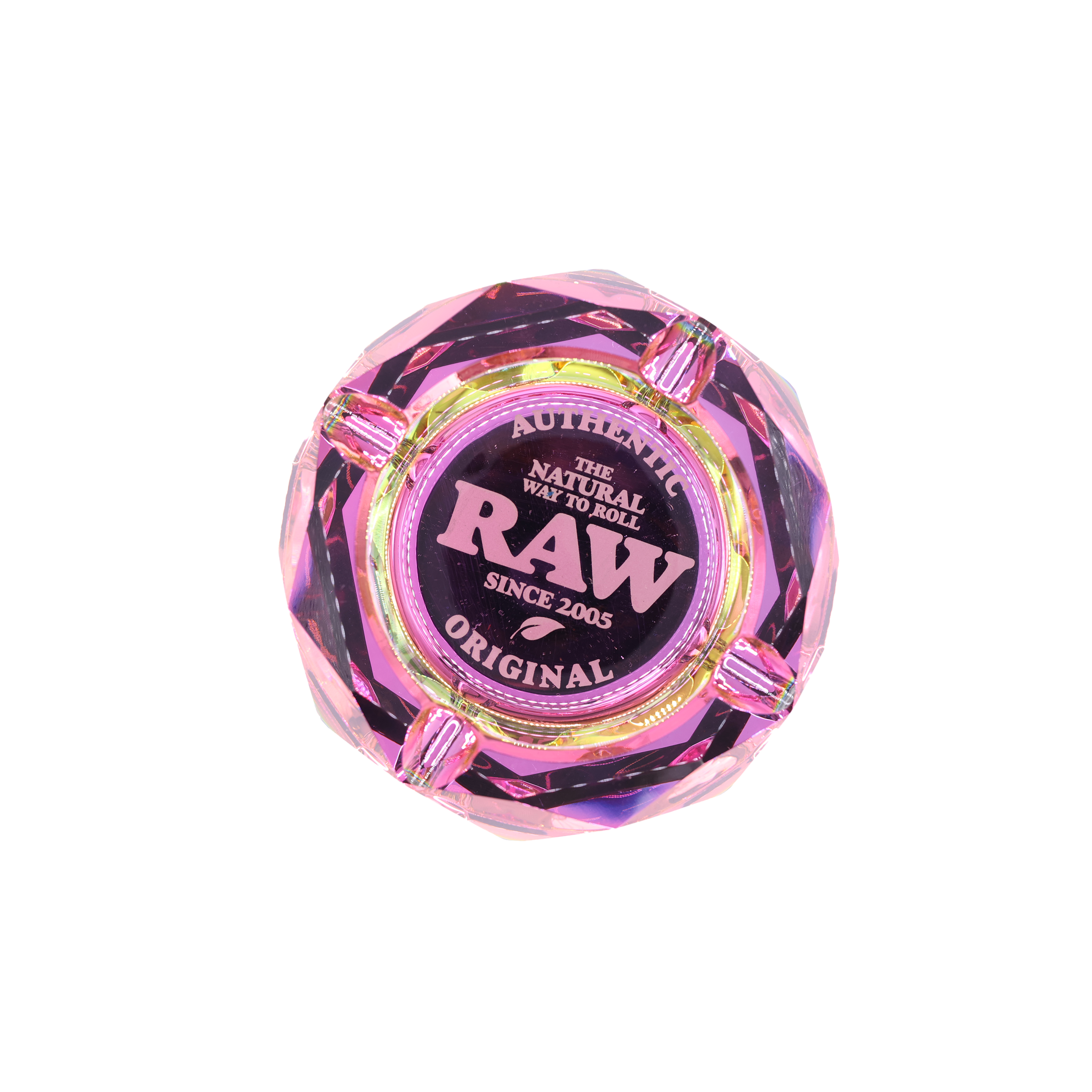 RAW Kristallglas Aschenbecher Rainbow