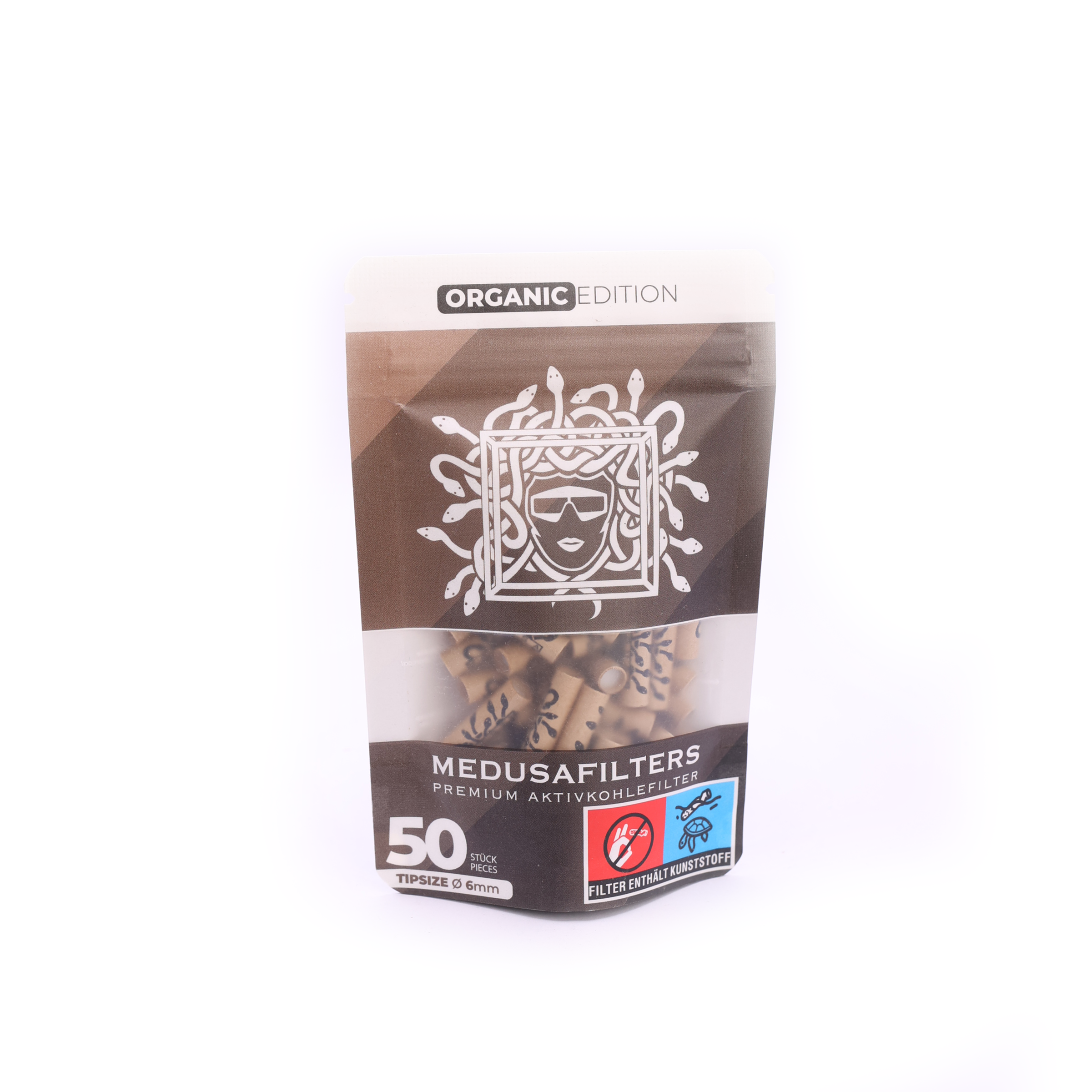 MEDUSA Aktiv-Cellulose-Filter ø 6mm 50er Beutel