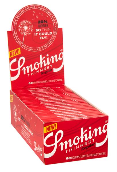 Smoking THINNEST (rot) King Size Zigarettenpapier